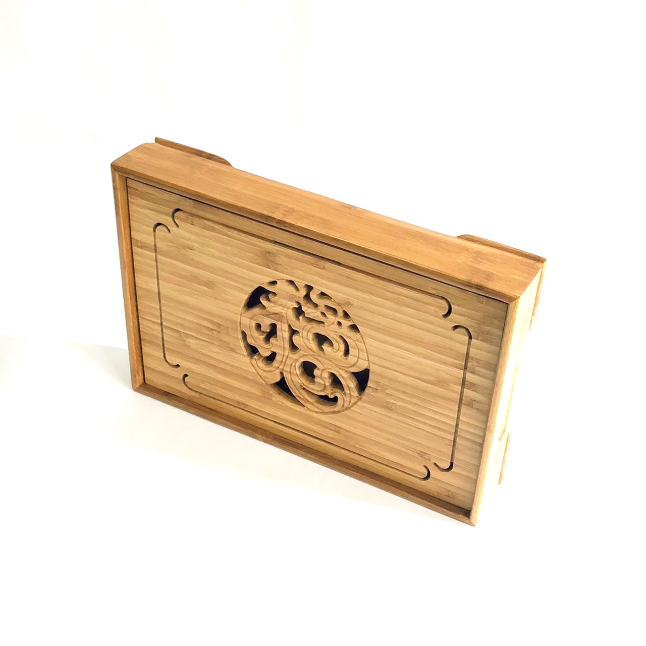 Khay trà gỗ hộp cắt CNC 